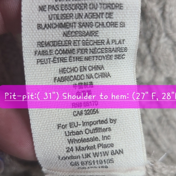 Free People Off Shoulder Sweater Top Medium - Picture 8 of 8